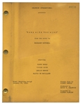 ''Gone With the Wind'' Final Shooting Script -- Bound in Navy Blue Leather With Gilt Tooling